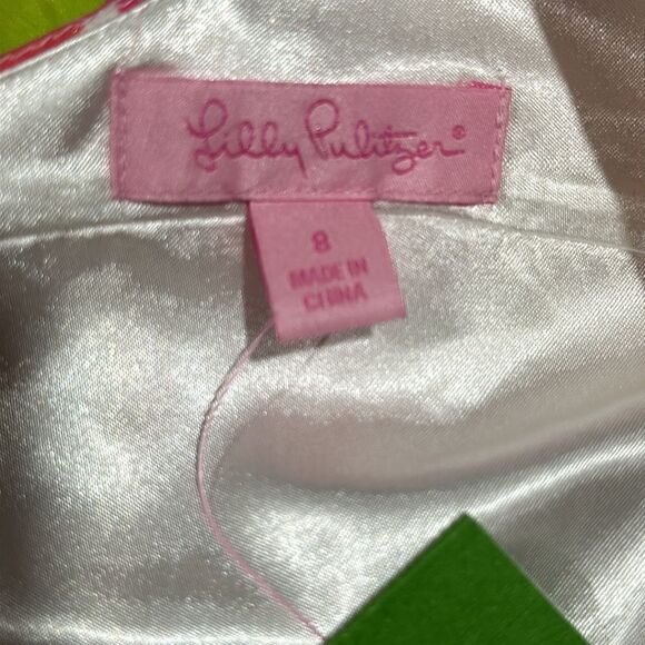 Lilly Pulitzer Julianne One Shoulder Dress Sz 8 Ginger Orange Floral - Picture 11 of 14